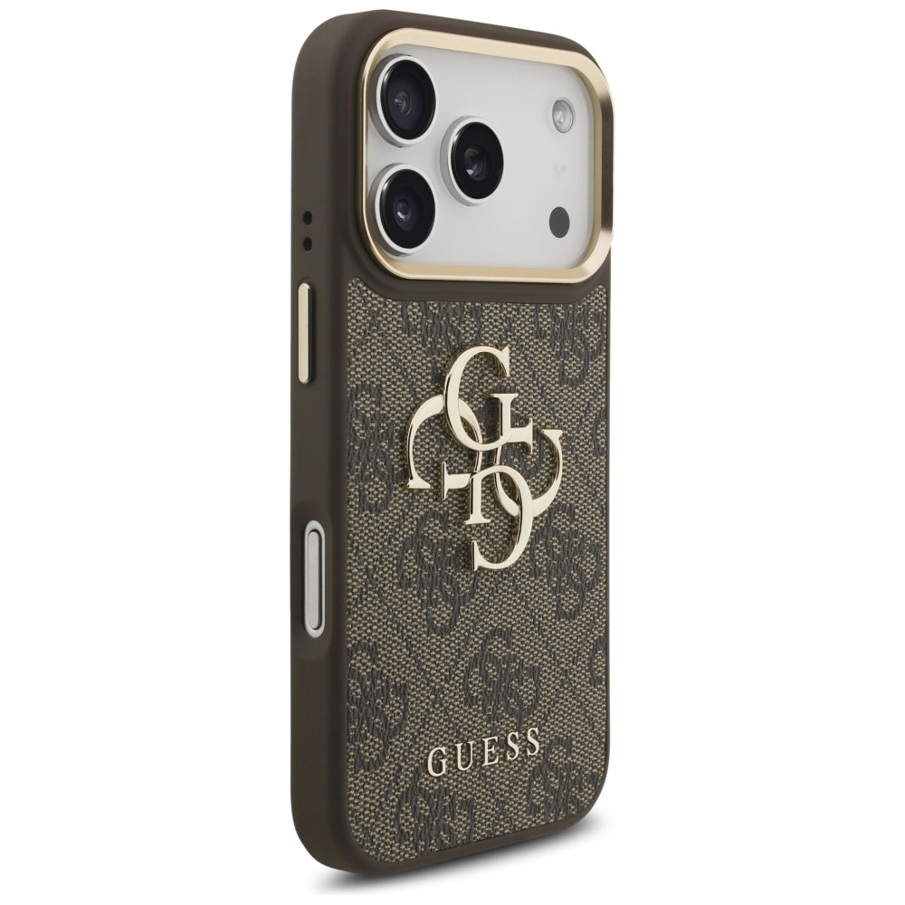 Futrola za Apple iPhone 17 Pro, Guess, Big 4G Classic Logo with Big Strap, Smeđa