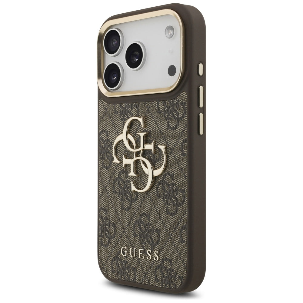 Futrola za Apple iPhone 17 Pro, Guess, Big 4G Classic Logo with Big Strap, Smeđa