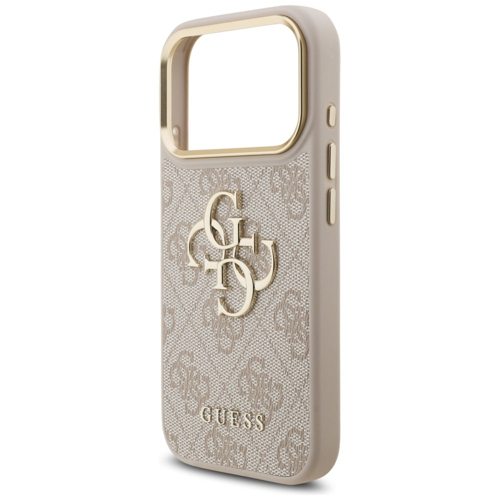Futrola za Apple iPhone 17 Pro, Guess, Big 4G Classic Logo with Big Strap, Roza