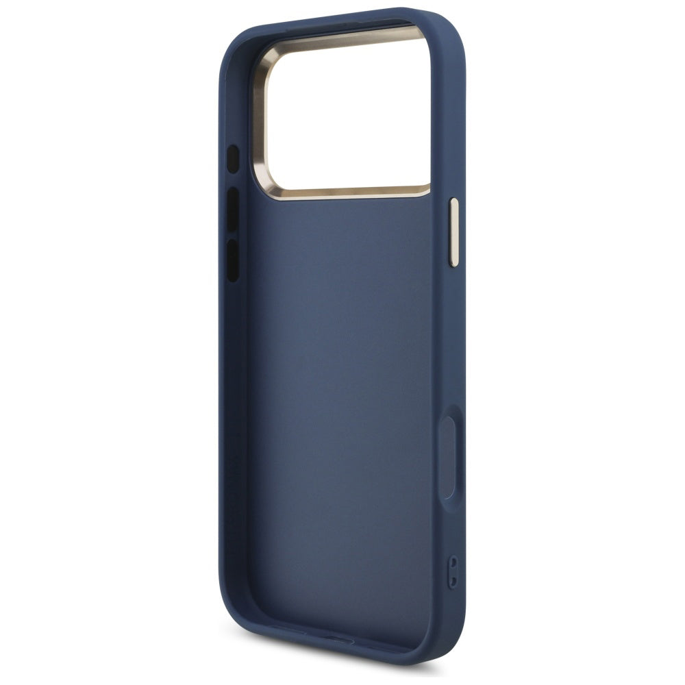 Futrola za Apple iPhone 17 Pro, Guess, Big 4G Logo Classic, Zlatno Plava