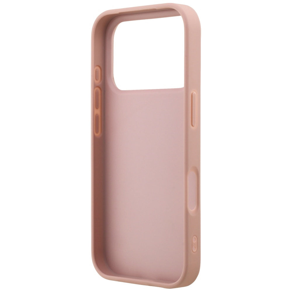 Futrola za Apple iPhone 17 Pro, Guess, Fixed Glitter Big 4G, Roza