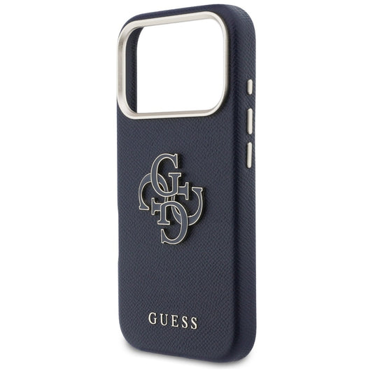 Futrola za Apple iPhone 17 Pro, Guess, Resin Logo, Plava