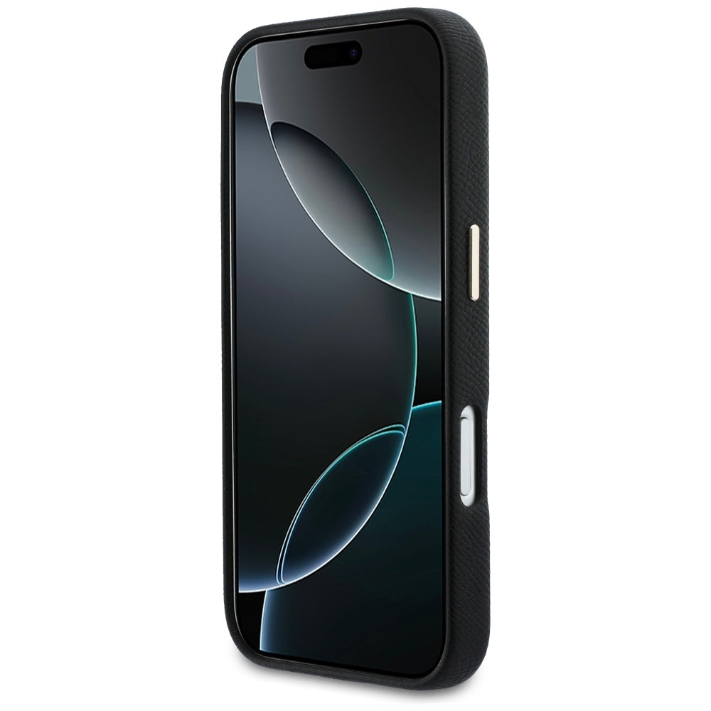 Futrola za Apple iPhone 17 Pro, Guess, Resin Logo, Crna