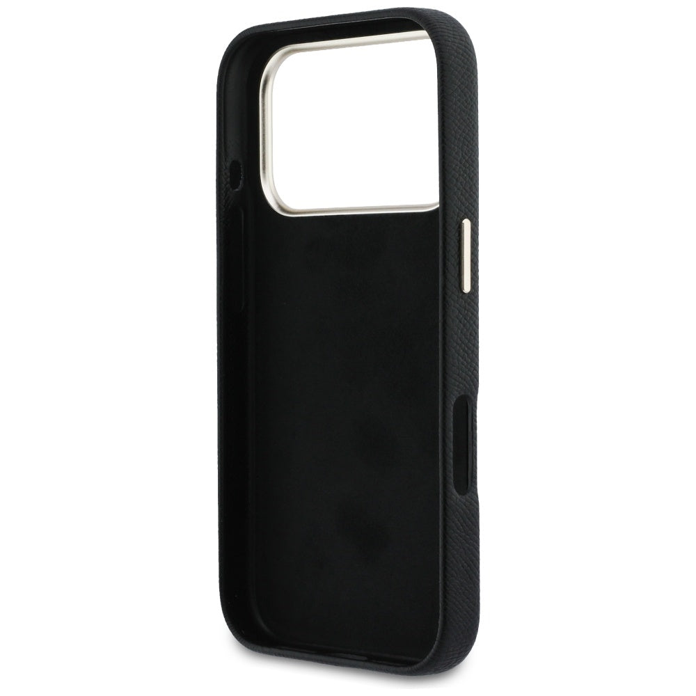 Futrola za Apple iPhone 17 Pro, Guess, Resin Logo, Crna