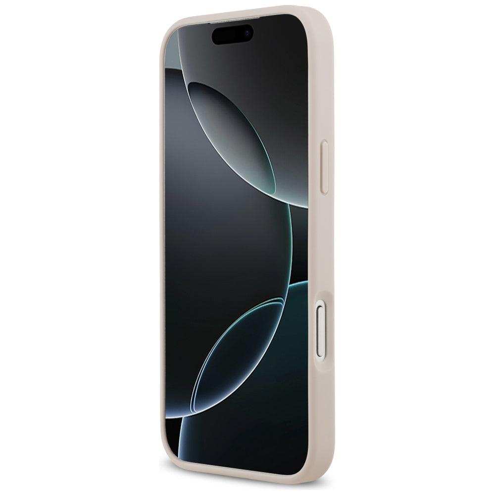 Futrola za Apple iPhone 17 Pro Max, Guess, 4G Double Card Triangle, Roza