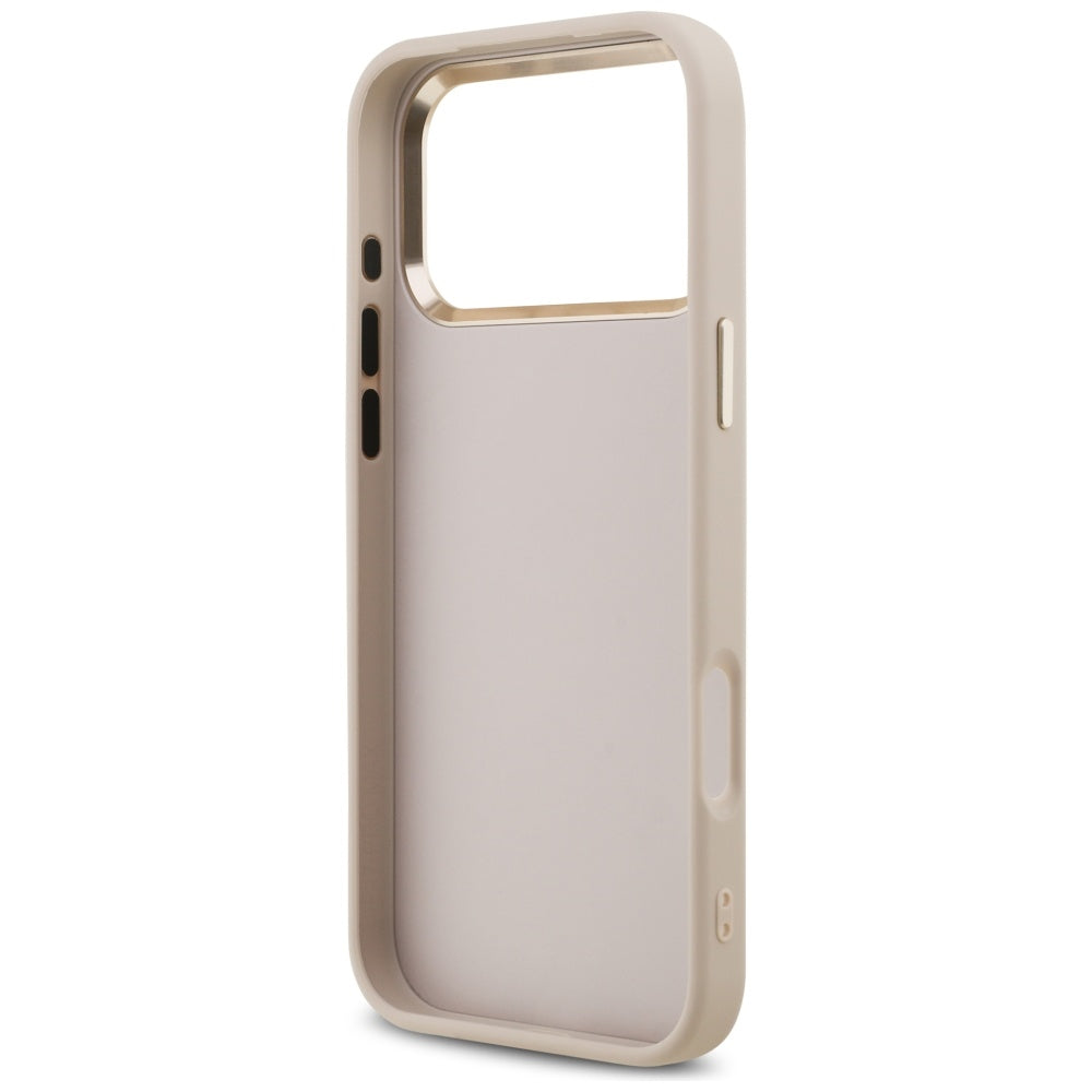 Futrola za Apple iPhone 17 Pro Max, Guess, Big 4G Logo Classic, Zlatno Roza