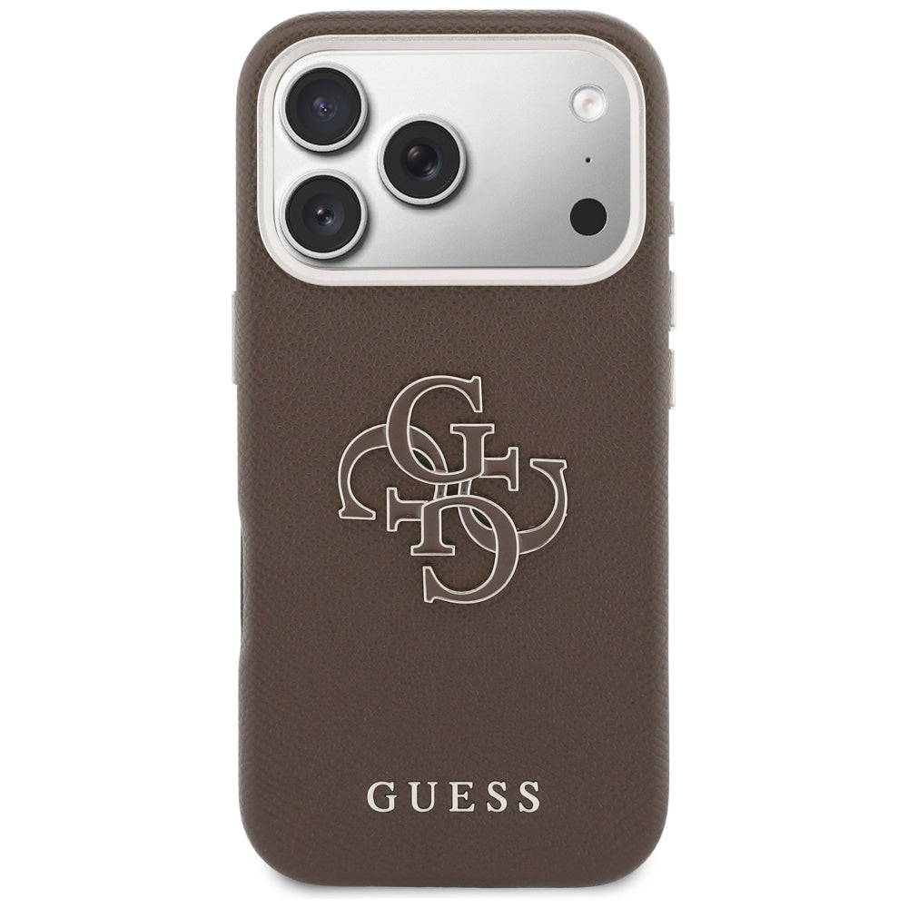 Futrola za Apple iPhone 17 Pro Max, Guess, Resin Logo, Smeđa