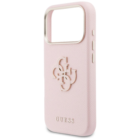 Futrola za Apple iPhone 17 Pro Max, Guess, Resin Logo, Roza