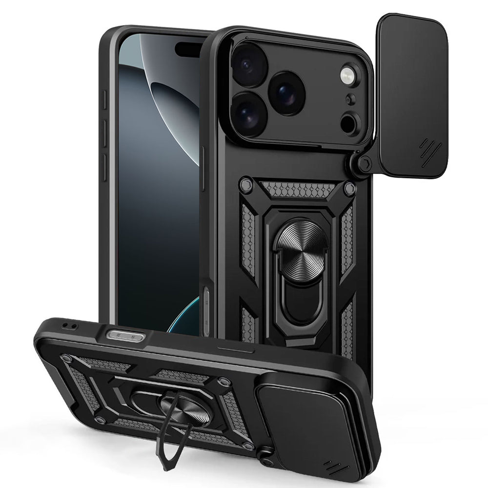 Futrola za Apple iPhone 17 Pro Max, Techsuit, CamShield, Crna