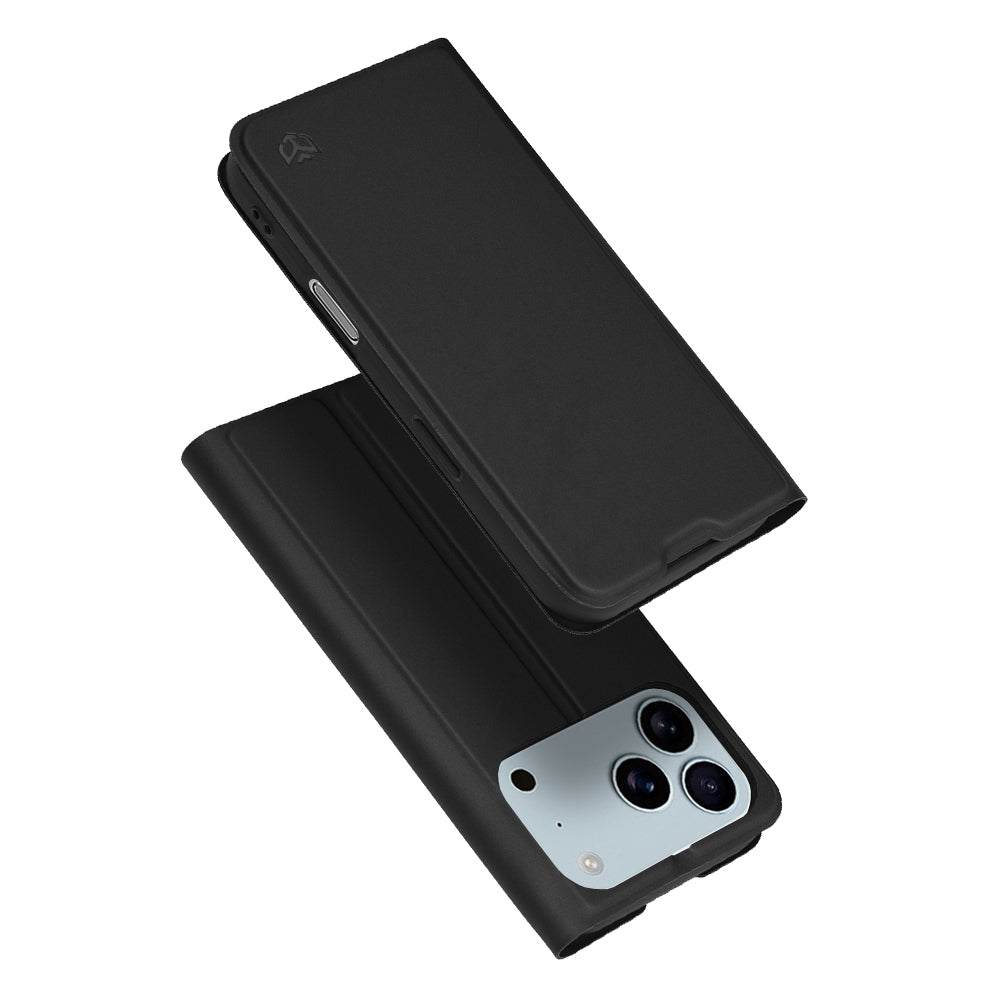 Futrola za Apple iPhone 17 Pro Max, Techsuit, Magskin Book, Crna