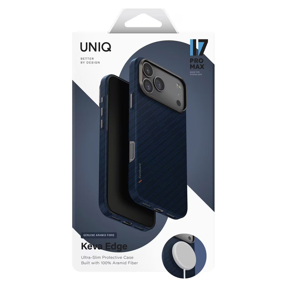 MagSafe futrola za Apple iPhone 17 Pro Max, UNIQ, Keva MagClick, Denim