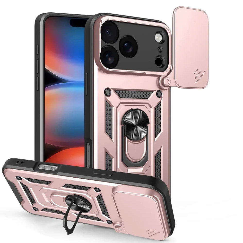 Futrola za Apple iPhone 17 Pro, Techsuit, CamShield, Roza