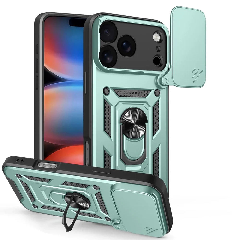 Futrola za Apple iPhone 17 Pro, Techsuit, CamShield, Zelena