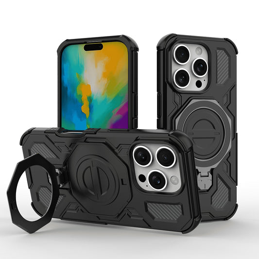 Futrola za Apple iPhone 17 Pro, Techsuit, Carbon Shield Pro, Crna