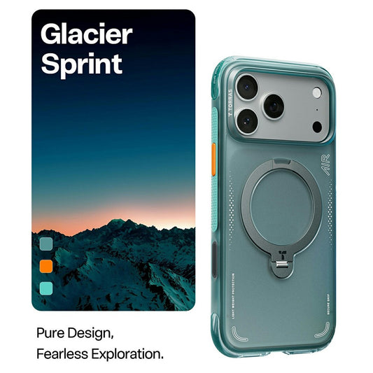 Maska za Apple iPhone 17 Pro, Torras, Ostand Spin Air, Zelena