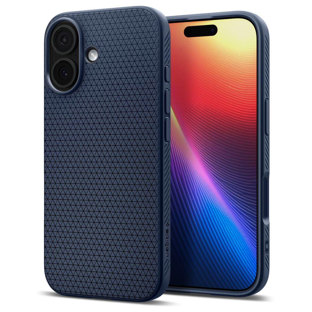 Futrola za Apple iPhone 17, Spigen, Liquid Air, Mornar plava ACS10370