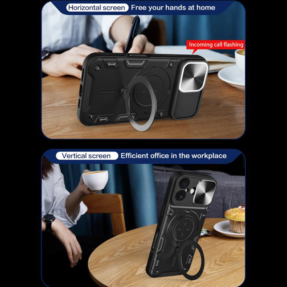 Futrola za Apple iPhone 17, Techsuit, CamGuard Pro, Zlatno Roza