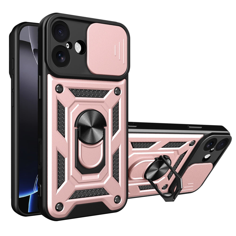 Futrola za Apple iPhone 17, Techsuit, CamShield, Roza