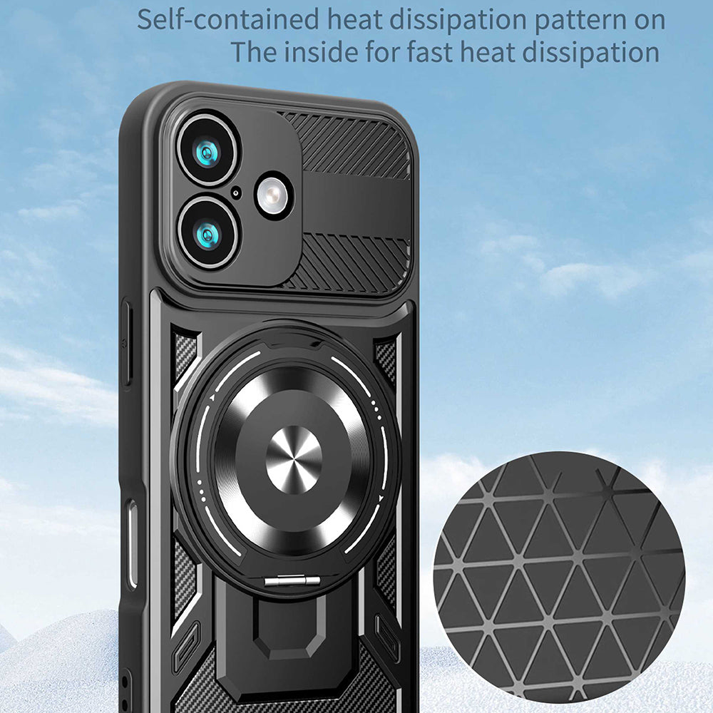 Futrola za Apple iPhone 17, Techsuit, RuggedCam, Siva