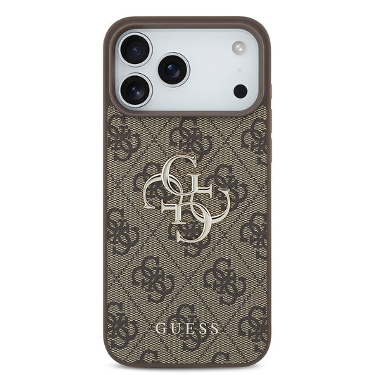 Maska za Apple iPhone 18 Pro / 17 Pro, Guess, 4G Big Logo, Smeđa