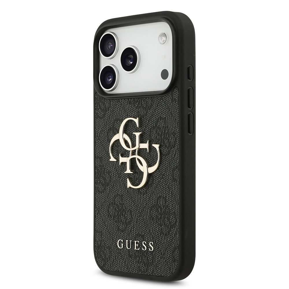 Maska za Apple iPhone 18 Pro / 17 Pro, Guess, 4G Big Logo, Crna