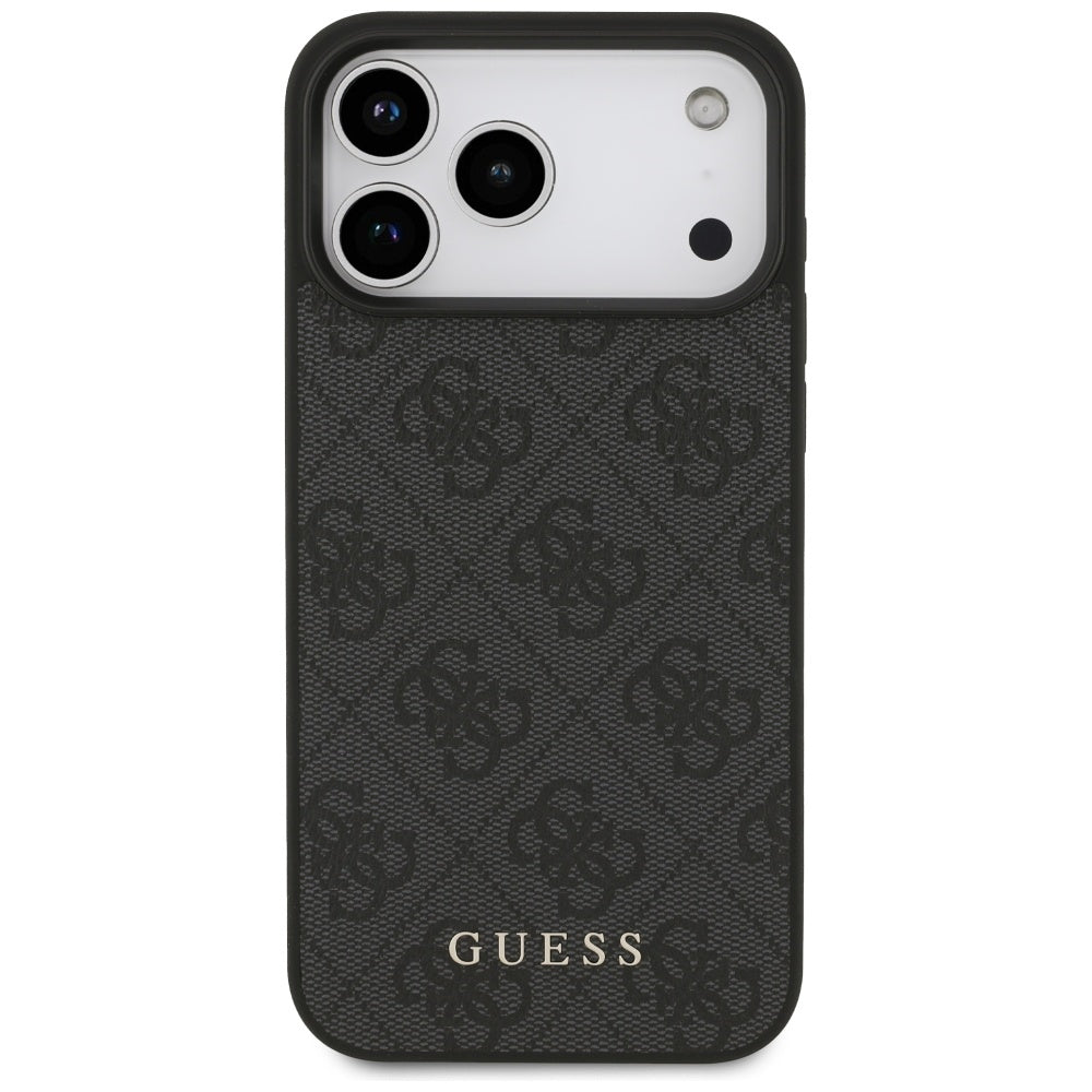Maska za Apple iPhone 18 Pro / 17 Pro, Guess, 4G Classic Logo, Crna