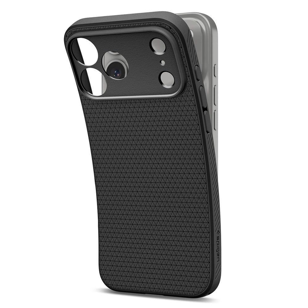Maska za Apple iPhone 18 Pro / 17 Pro, Spigen, Liquid Air, Crna Mat ACS12149
