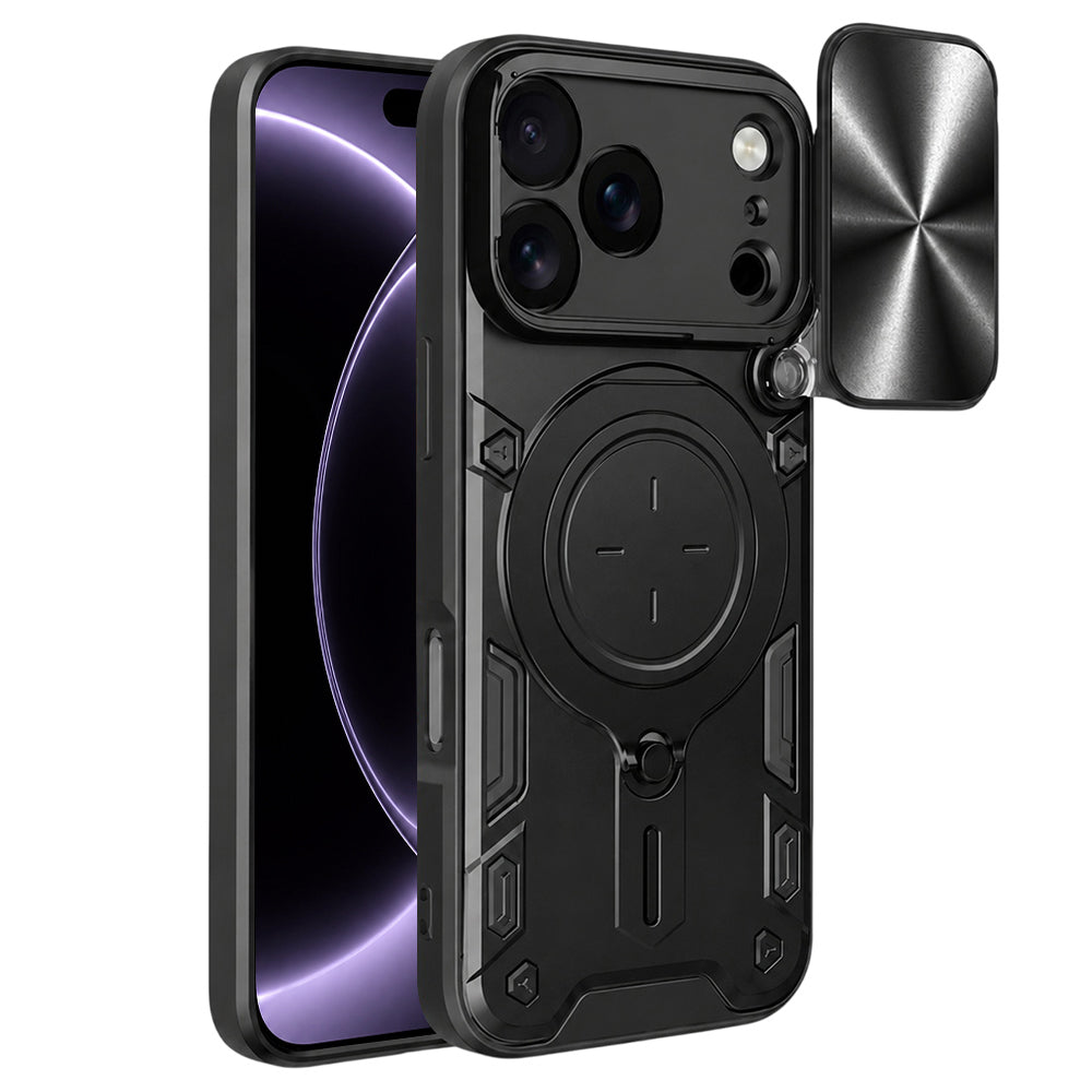 Maska za Apple iPhone 18 Pro / 17 Pro, Techsuit, CamGuard Pro, Crna