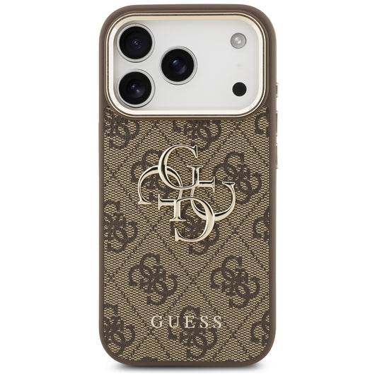 Maska za Apple iPhone 18 Pro Max / 17 Pro Max, Guess, 4G Big Classic Logo, Smeđa