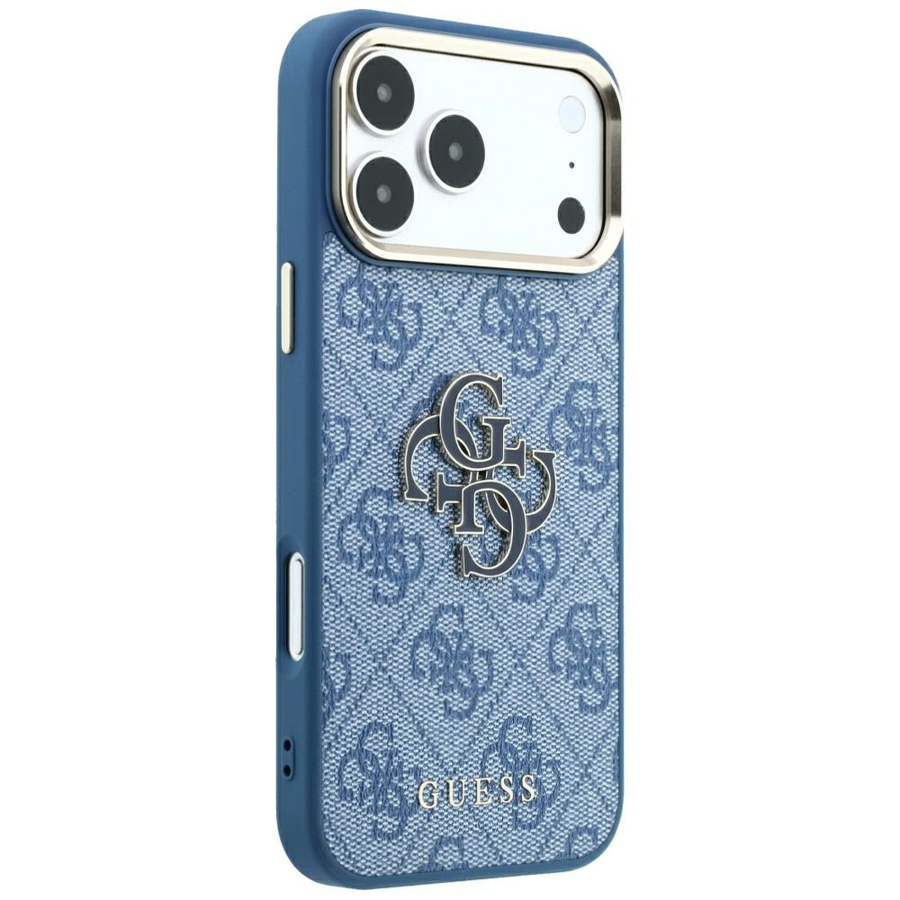 Maska za Apple iPhone 18 Pro Max / 17 Pro Max, Guess, 4G Big Resin Logo, Plava