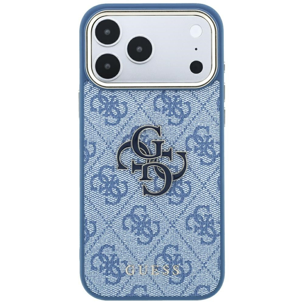 Maska za Apple iPhone 18 Pro Max / 17 Pro Max, Guess, 4G Big Resin Logo, Plava