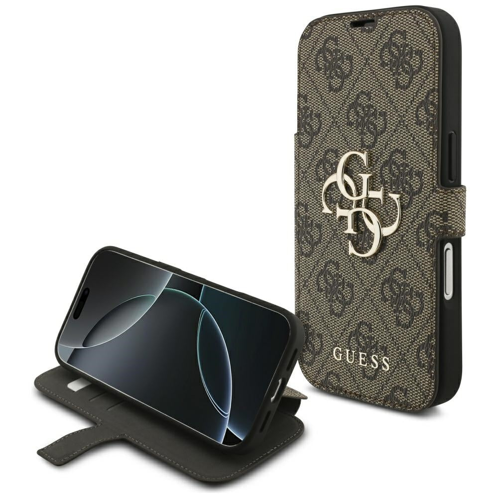 Maska za Apple iPhone 18 Pro Max / 17 Pro Max, Guess, 4G Metal Logo, Smeđa