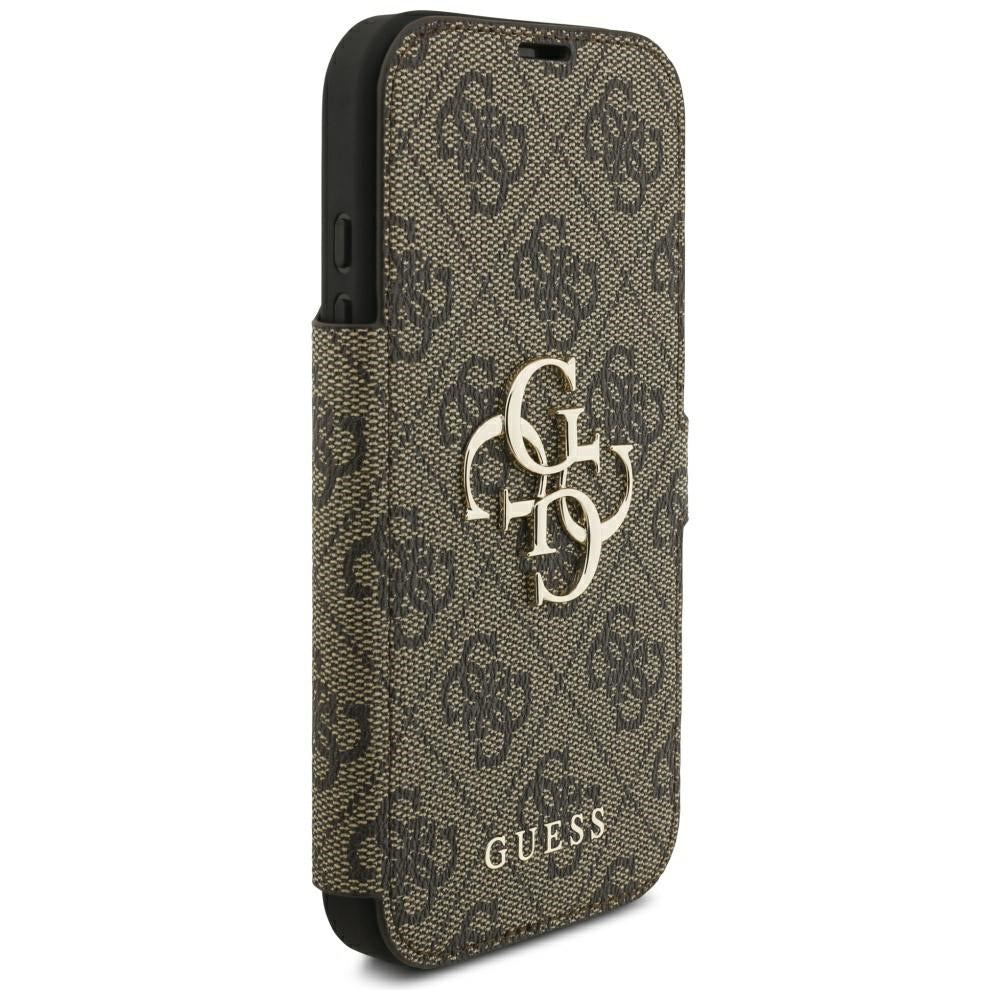 Maska za Apple iPhone 18 Pro Max / 17 Pro Max, Guess, 4G Metal Logo, Smeđa
