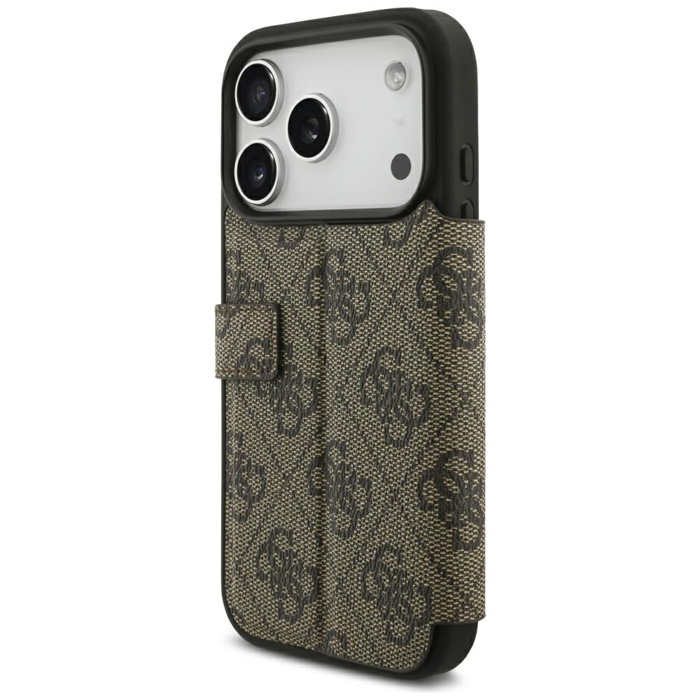 Maska za Apple iPhone 18 Pro Max / 17 Pro Max, Guess, 4G Metal Logo, Smeđa