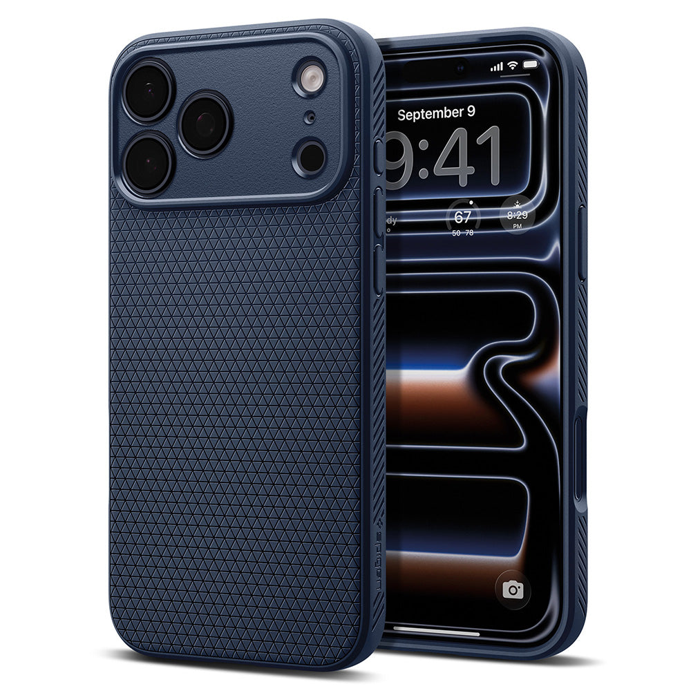 Maska za Apple iPhone 18 Pro Max / 17 Pro Max, Spigen, Liquid Air, Tamnoplava ACS12112