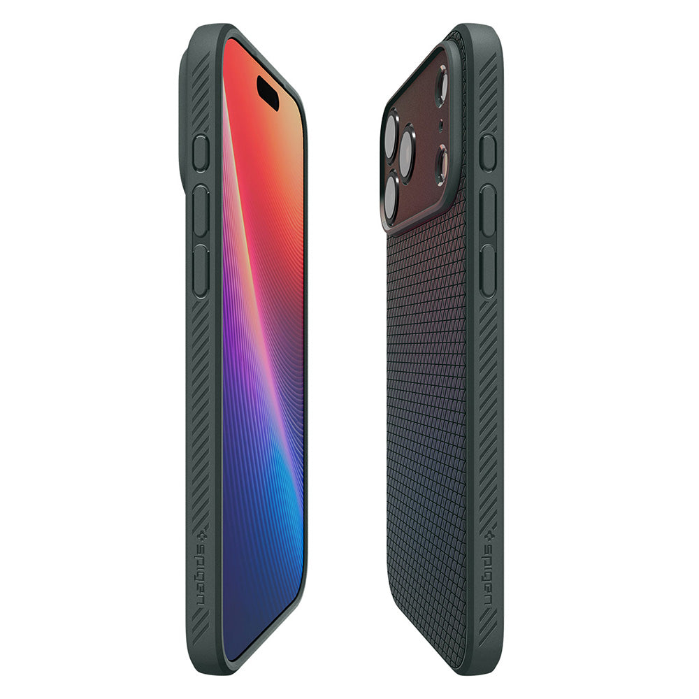 Maska za Apple iPhone 18 Pro Max / 17 Pro Max, Spigen, Liquid Air, Zelena ACS12113