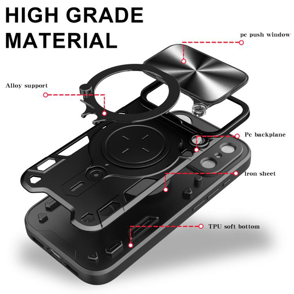 Maska za Apple iPhone 18 Pro Max / 17 Pro Max, Techsuit, CamGuard Pro, Crvena