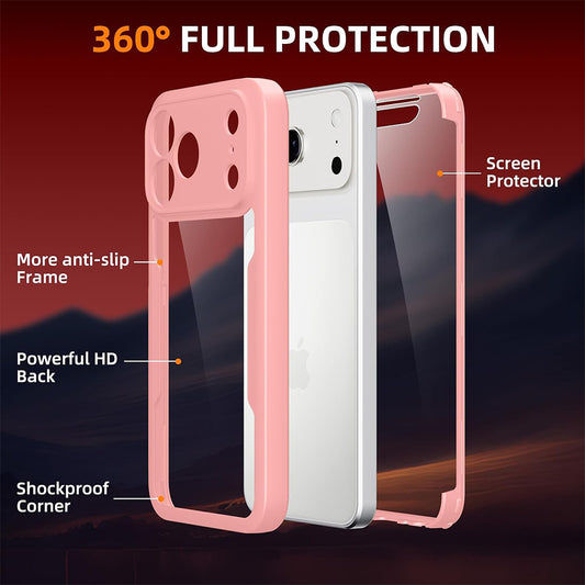 Maska za Apple iPhone 18 Pro Max / 17 Pro Max, Techsuit, ColorVerse 360, Roza