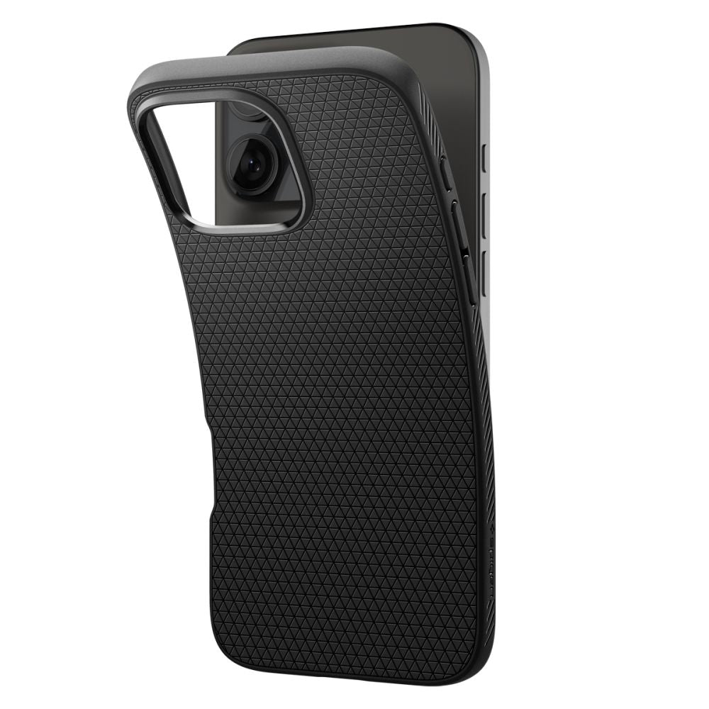 Futrola za Apple iPhone 16 Pro, Spigen, Liquid Air, Mat Crna ACS08117