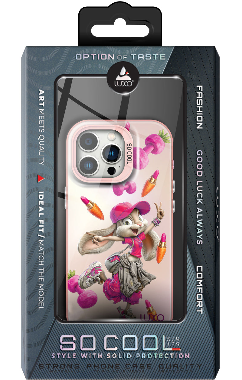 Maska za Apple iPhone 15 Plus, LUXO So CooL, ArcadiA Rabbit, Višebojna