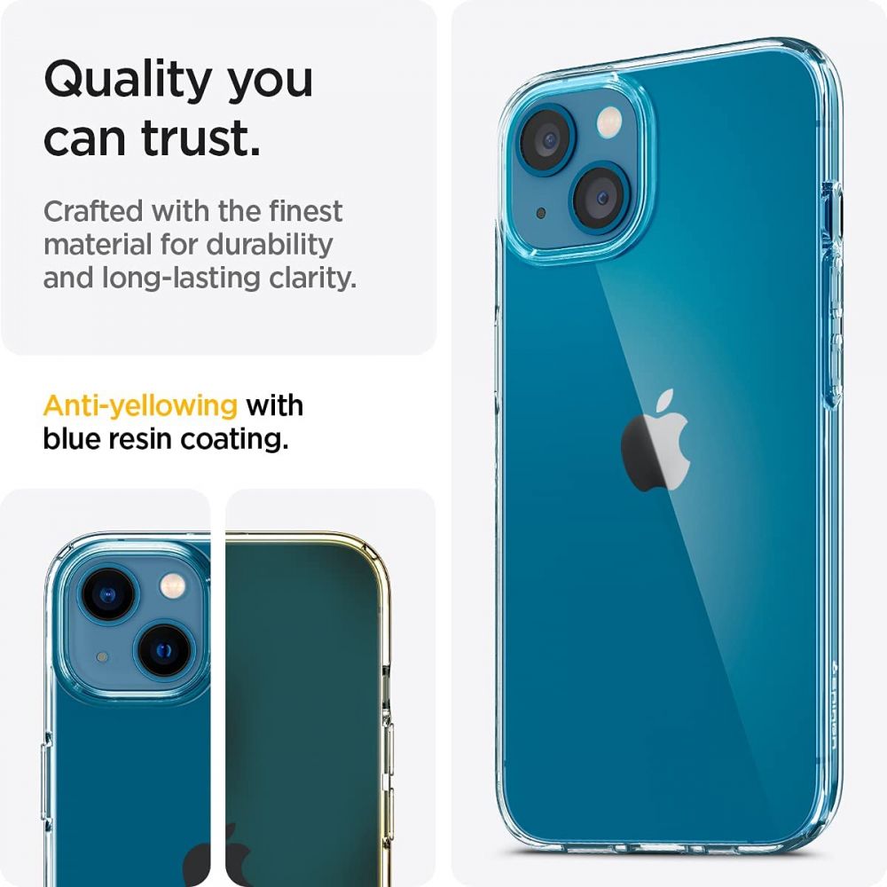 Futrola za Apple iPhone 13, Spigen, Liquid Crystal, Prozirna ACS03515