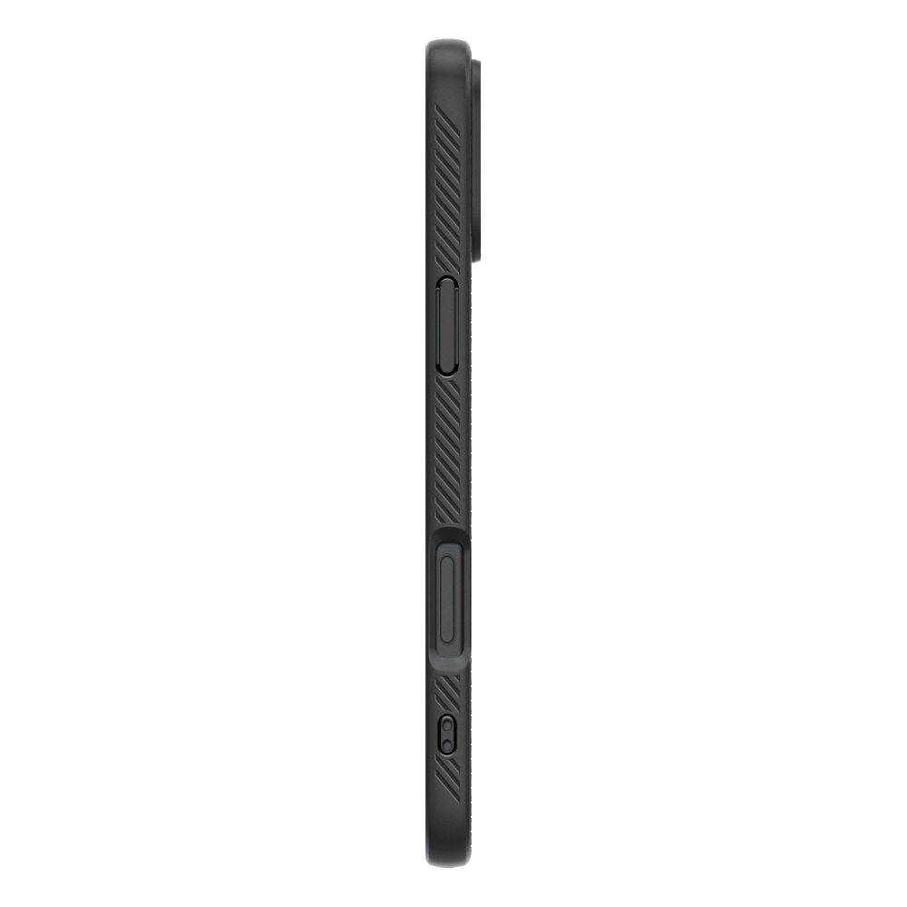 Futrola za Apple iPhone 16, Spigen, Liquid Air, Mat Crna ACS08194