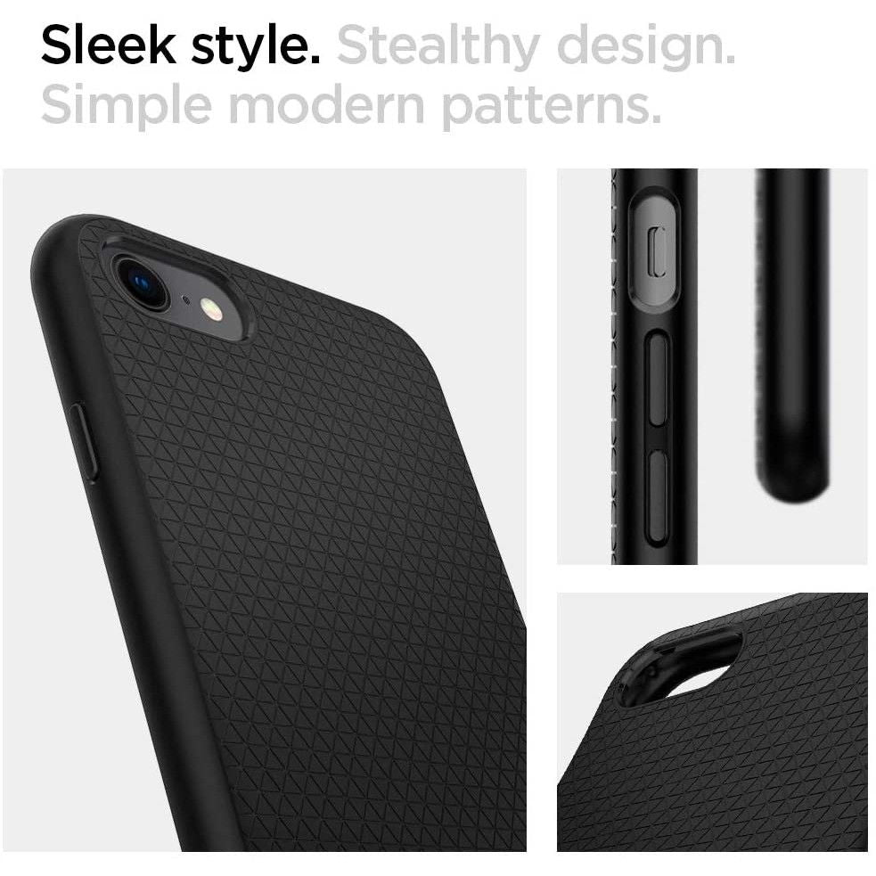 Futrola za Apple iPhone SE (2022) / SE (2020) / 8 / 7, Spigen, Liquid Air, Crna 042CS20511