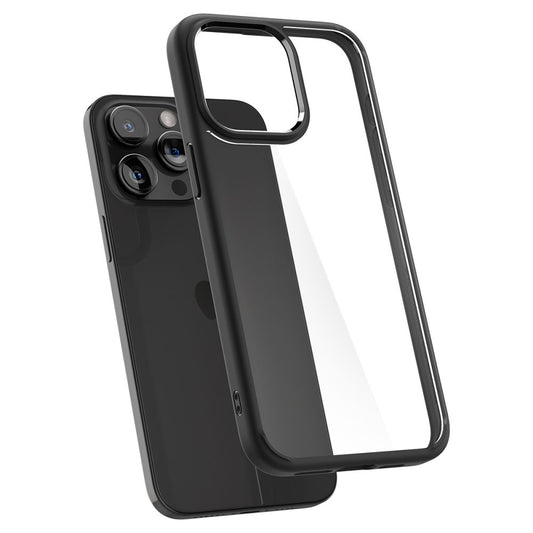 Maska za Apple iPhone 15 Pro, Spigen, Ultra Hybrid, Crna Mat ACS06713