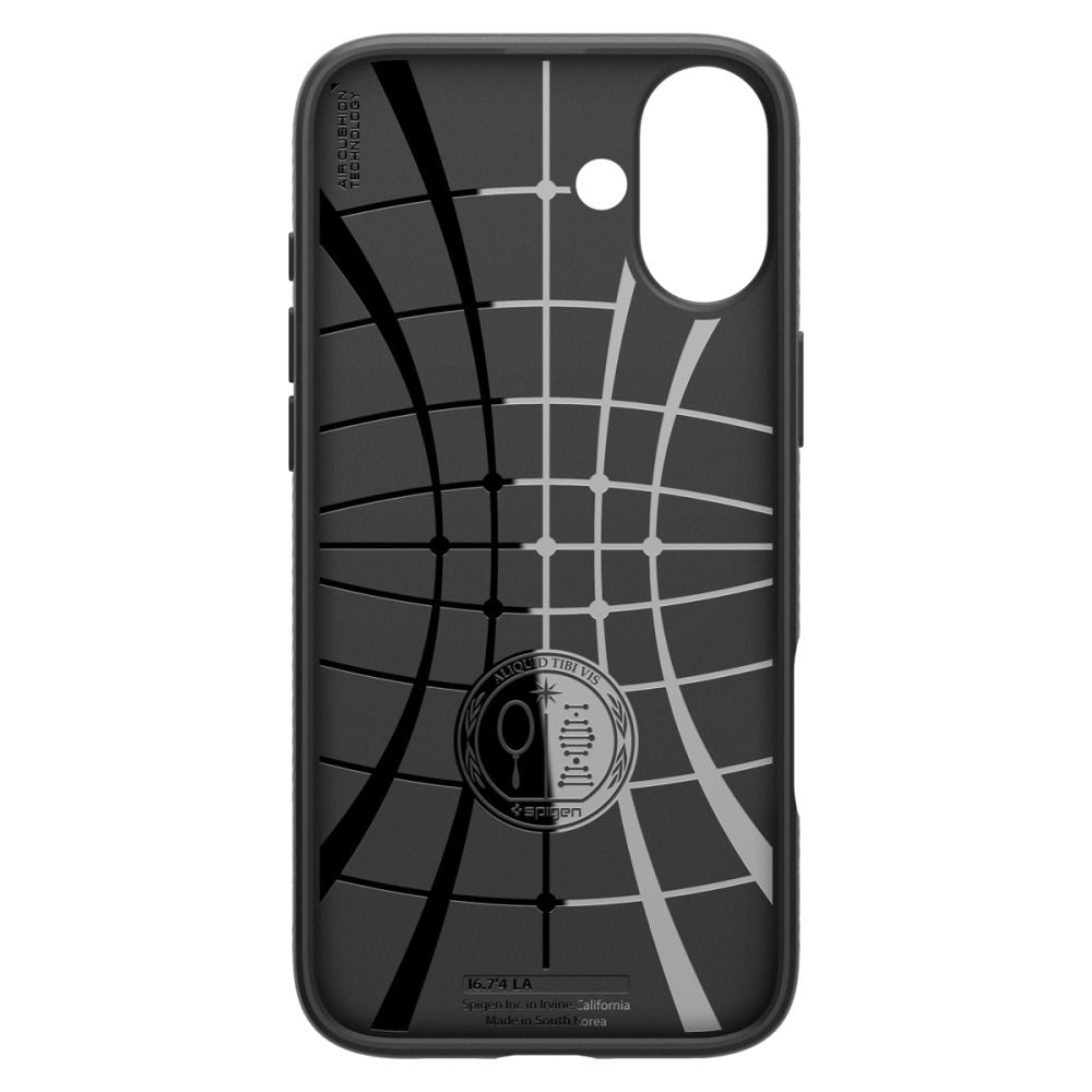 Futrola za Apple iPhone 16 Plus, Spigen, Liquid Air, Mat Crna ACS08066
