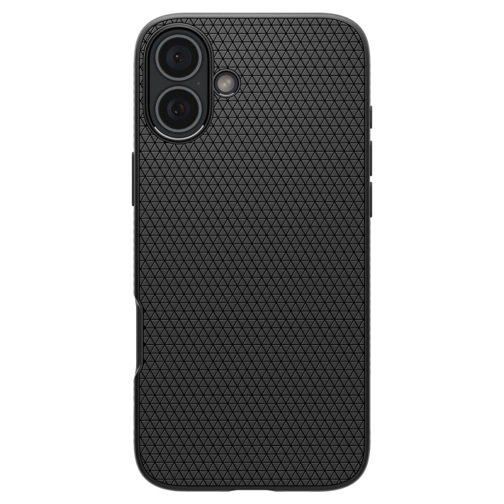 Futrola za Apple iPhone 16, Spigen, Liquid Air, Mat Crna ACS08194