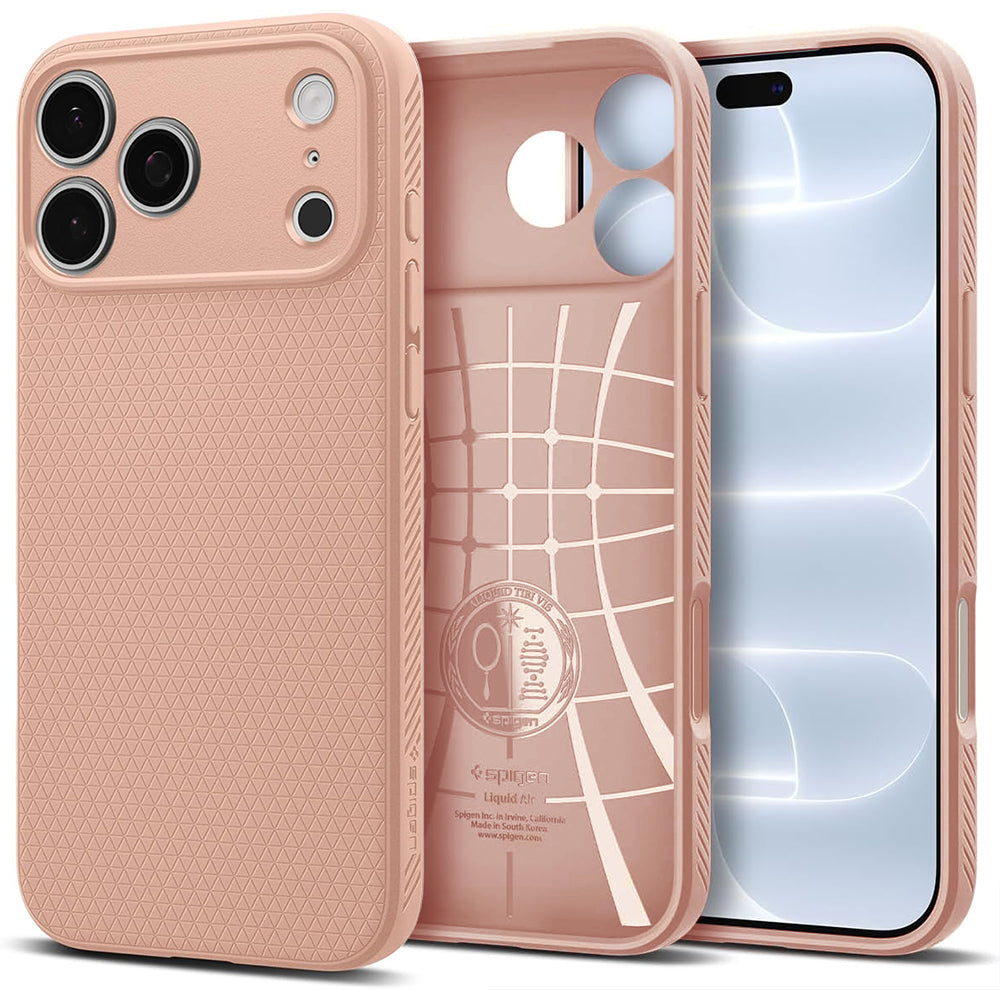 Maska za Apple iPhone 18 Pro Max / 17 Pro Max, Spigen, Liquid Air, Roza ACS12115