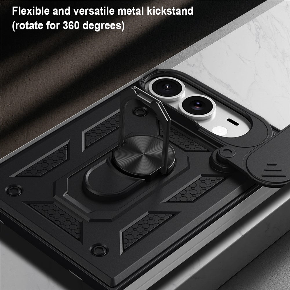 Maska za Apple iPhone Duo, Techsuit, CamShield, Crna