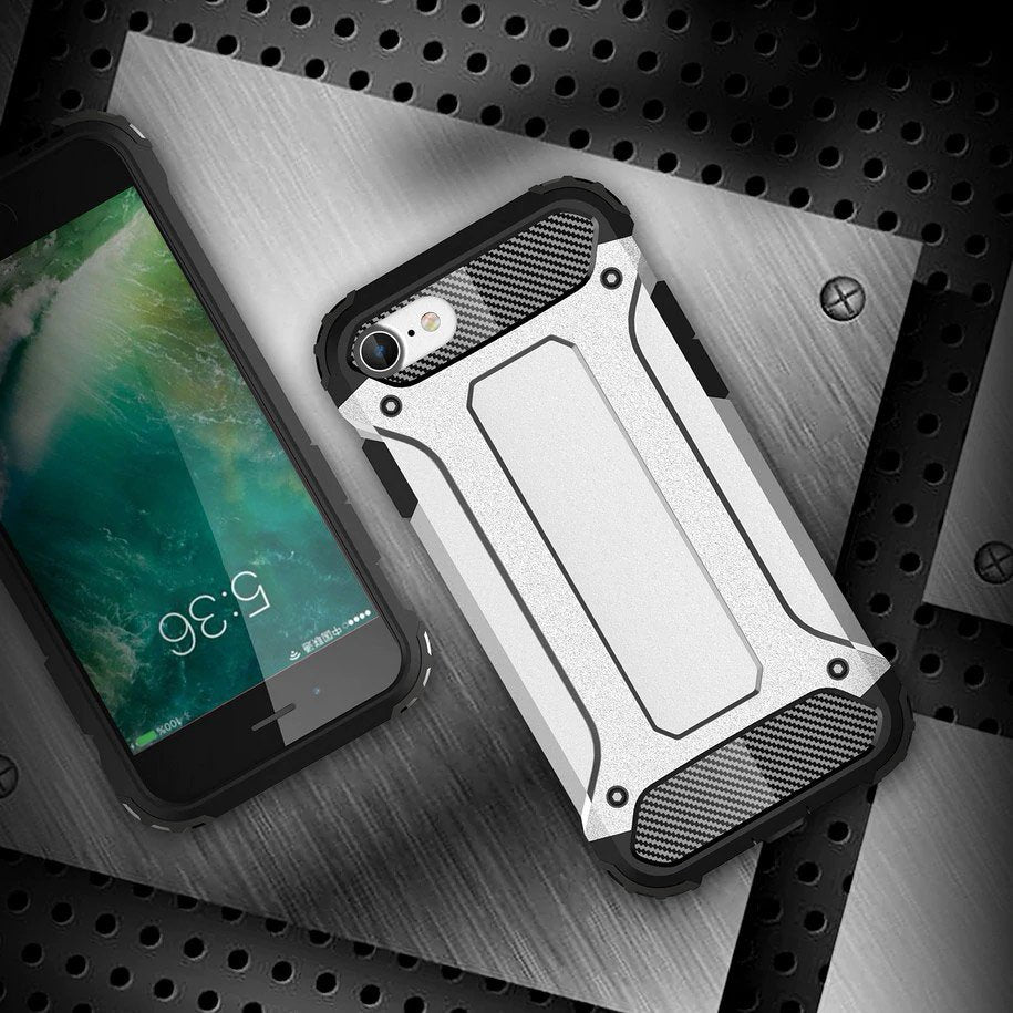 Maska za Apple iPhone SE (2022) / SE (2020) / 8 / 7, Techsuit, Hybrid Armor, Crna