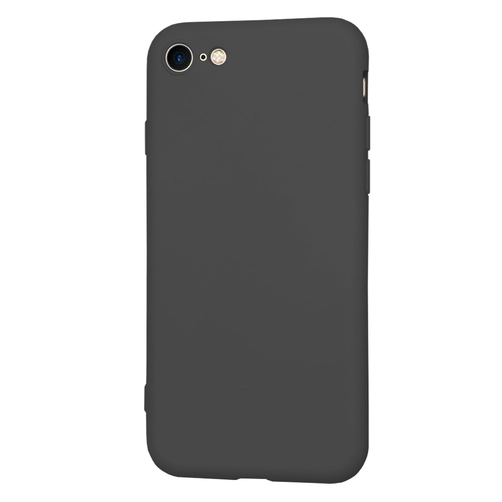 Maska za Apple iPhone SE (2022) / SE (2020) / 8 / 7, Techsuit, SoftFlex, Crna